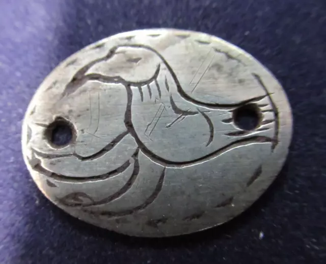 1823 Capped Bust Silver Dime Coin LOVE TOKEN, Bird or Dove or Dog, Unique 3