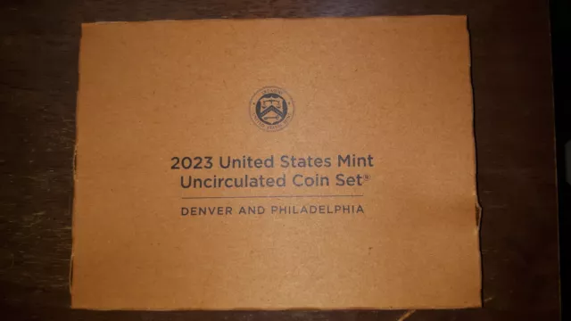 2023 United States Mint Uncirculated Coin Set D - P  20 Coins Sealed Box