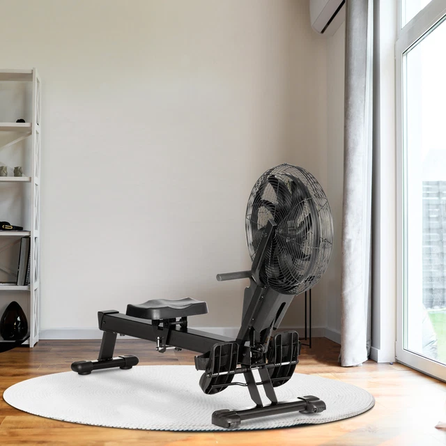 Foldable Rowing Machine, Air Rower with Digital Monitor for Home Use Foldable Rowing Machine, Air Rower with Digital Monitor for Home Use