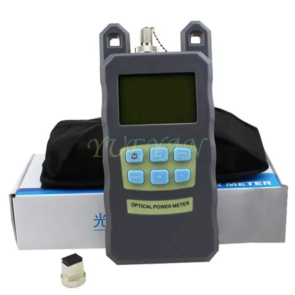 -70~+10dbm Fiber Optic Optical Power Meter Cable Tester Networks FC/SC Connector