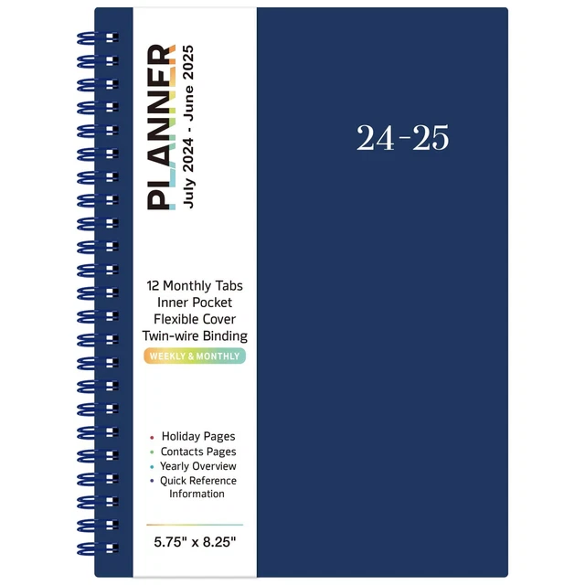20242025 PLANNER July 2025 June 2025 Blue 11.68 PicClick