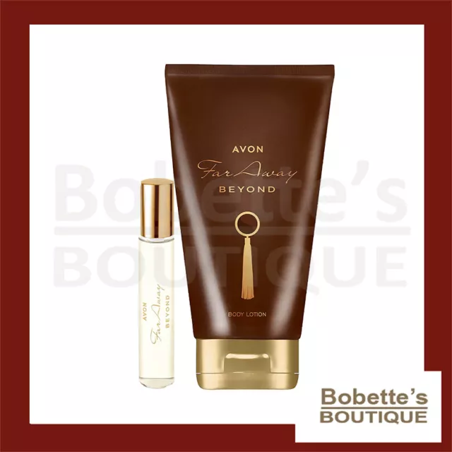 FAR AWAY BEYOND AVON Lait-Crème pour le Corps + Eau de Parfum Vaporisateur 10 ML