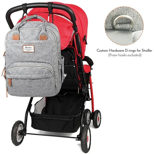 Diaper Bag Backpack, RUVALINO Multifunction Travel Back Pack Maternity Baby and 8