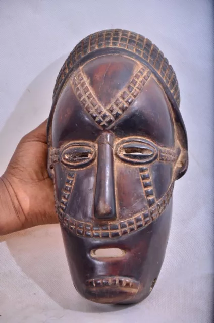 African Tribal Art, west African mask from DRC.