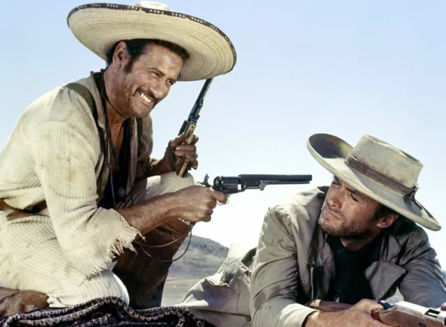 Photo Le Bon, La Brute Et Le Truand - Clint Eastwood & Eli Wallach V002 37