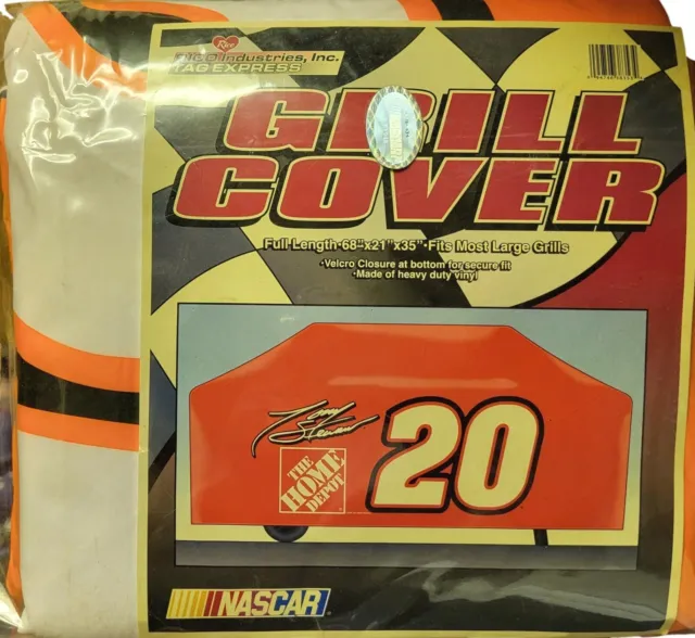 Tony Stewart # 20 Home Depot Car NASCAR Racing Deluxe Grill Cover 68x21x35