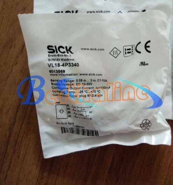 Sensore Sick VS18-0D3340 – Usato In Buone Condizioni, Ricambio Automazione Industriale