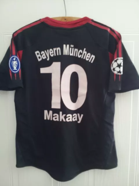 Bayern München Fußball Champions League Roy Makaay Shirt 2004 2005 Adidas Trikot