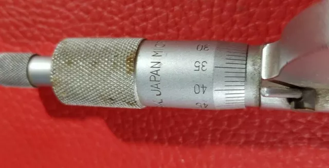 N.s.k Micrometer Japan N96584 0-25Mm 0.01Mm 3