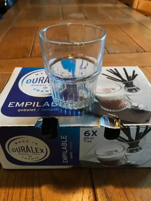 Duralex Empilable 20cl juice glasses (x6)