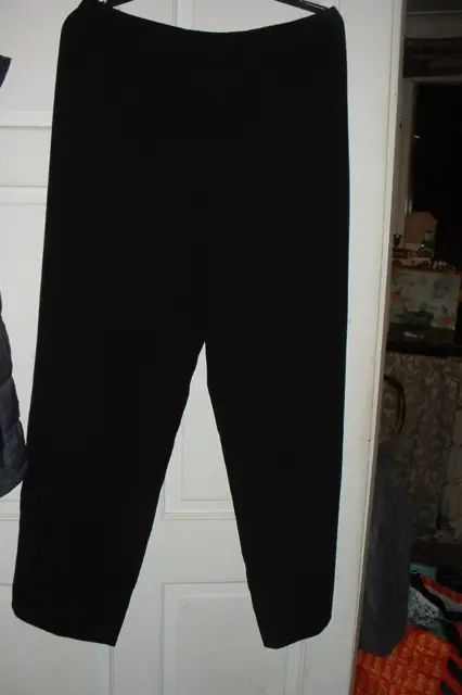 jaques vert black wide leg trousers size 18/32 leg