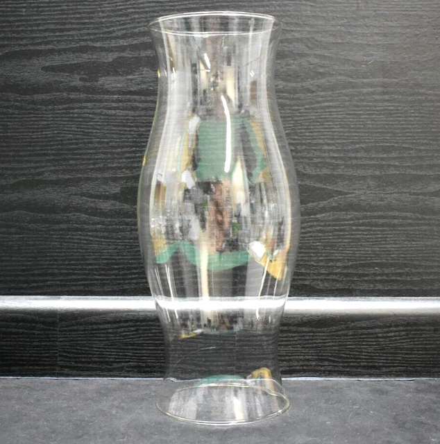 Large Clear Glass Hurricane Globe Chimney Shade - 15.75" Tall (22)