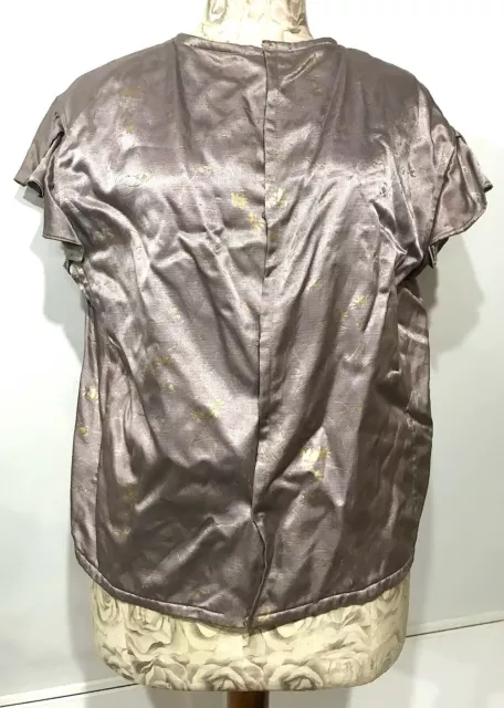 Ancien Véritable Chemisier Top Chemise de Costume Théâtre des années 1940