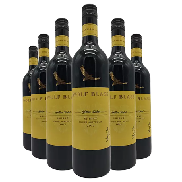 Wolf Blass Yellow label Shiraz 2020 750ml x 6 Bottle