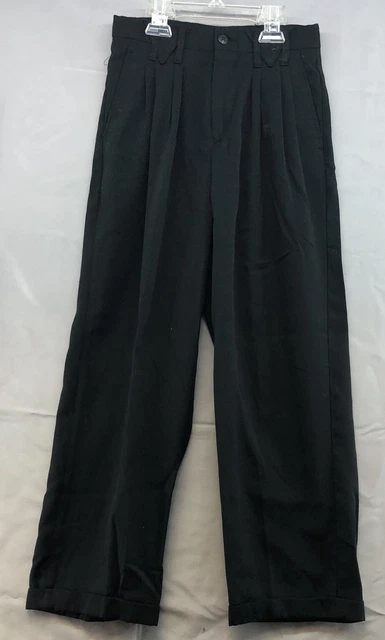 Vintage Cotler Black Straight Leg Pants Size 12S Boys