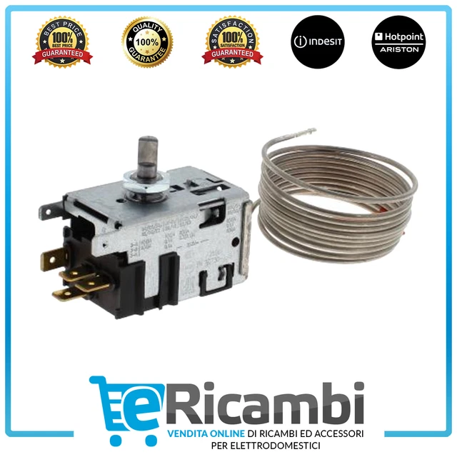 TERMOSTATO FRIGO FRIGORIFERO DOPPIA PORTA ARISTON INDESIT 3 CONTATTI A13.0058 600x600