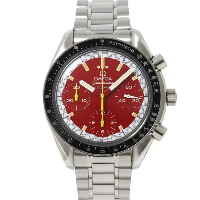 OMEGA Speedmaster Schumacher 3510.61 Automatic Red White Dial Mens 90220441
