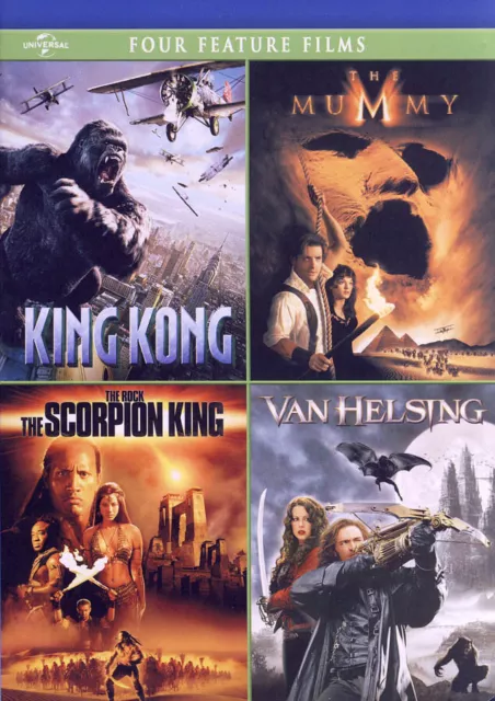 King Kong / la Momie / The Scorpion King / VA Neuf DVD