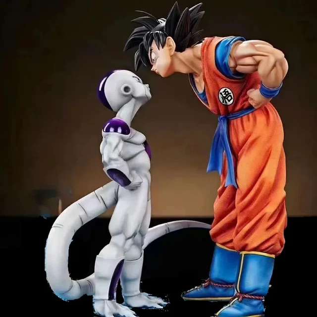ANIME DRAGON BALL Z Frieza Vs Son Goku Figurine 24CM Action Figure