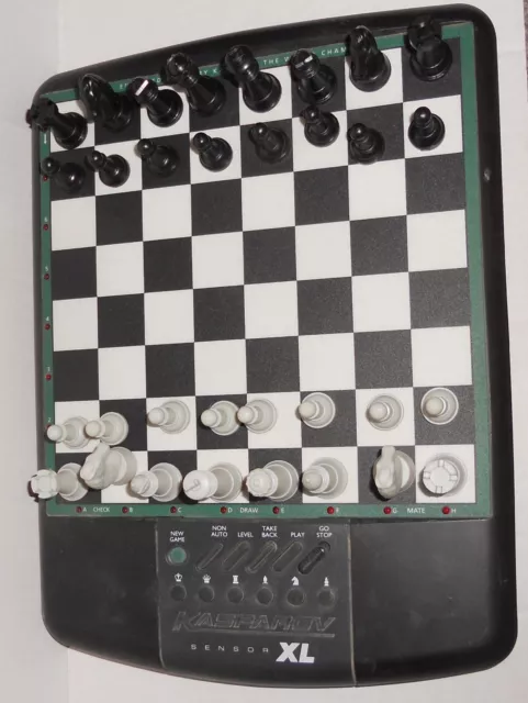 Vintage Kasparov Sensor Chess 165H Board Game by Saitek, Serial