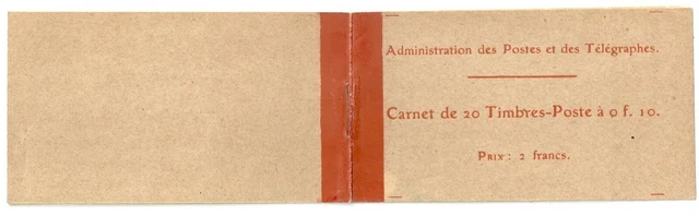 Frankreich MH Carnet Yvert 138-C3 **, 1 timbre isolé, Type 1a, siehe 2 Scans