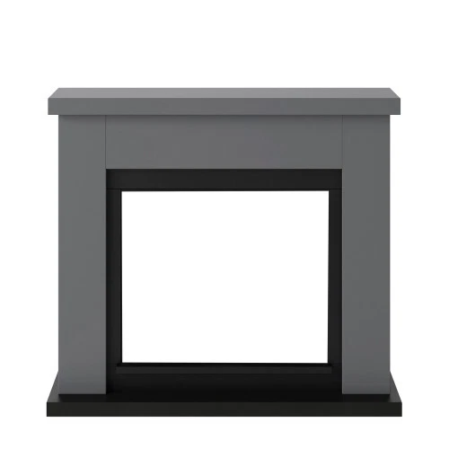 Cornice per Camino Elettrico Tagu Frode Grigia in Legno MDF Caminetto