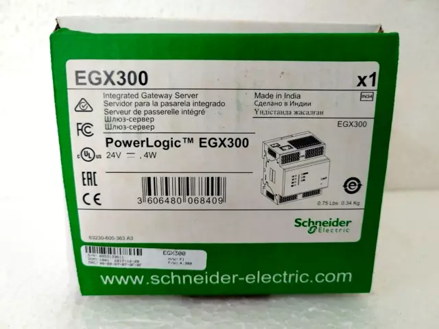 Schneider PowerLogic EGX300 Web-Enabled Integrated Gateway-Server