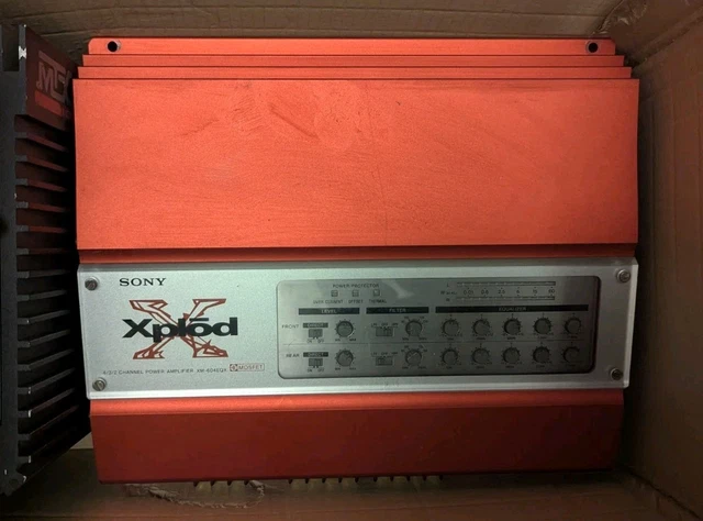 SONY XPLOD XM-604EQX 4/3/2 Channnel Car Audio Power Amplifier