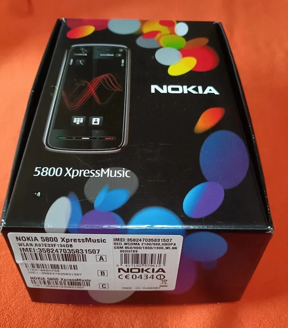 Nokia 3250 XpressMusic &ndash; Ricondizionato &ndash; Symbian, Sbloccato, Nero/argento/rosa/verde