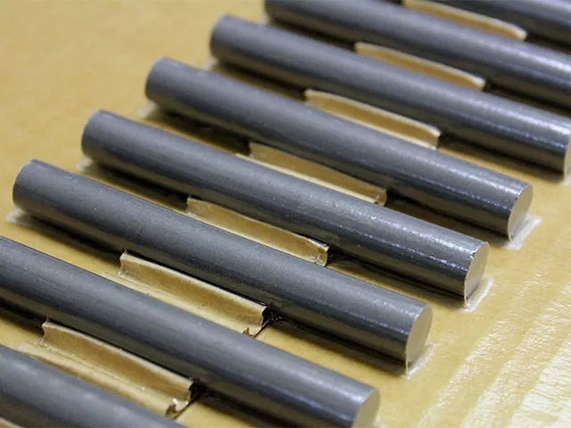 One Type 33 Material Ferrite Rod, R33-037-550, Dia, 0.375", Length 5.5"