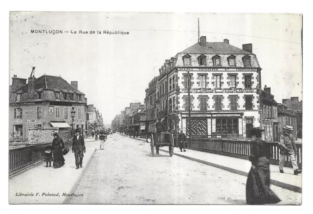 Rare / Carte Postale Ancienne - Montlucon ( Allier ) Le Pont / Postcard France