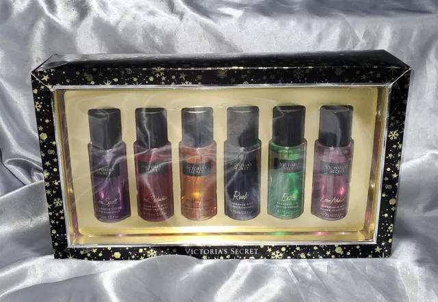 New Victorias Secret Fantasies Fragrance Mist 6 Piece Gift Set 2.5 Fl Oz Each