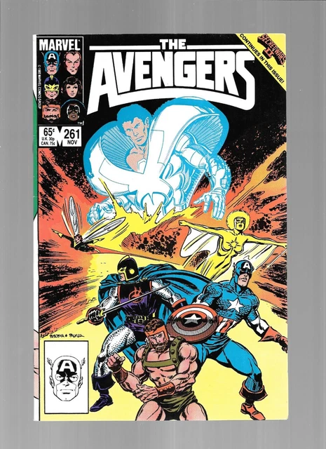 Avengers 261 Secret Wars Ii Beyonder Black Knight Hercules Captain Marvel Wasp