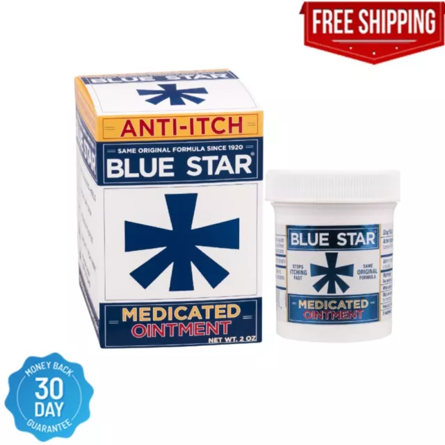 Blue Star Anti-Itch Medicated Ointment 2 Oz