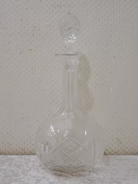 kjuzgb - Design Glas Likör Whisky Karaffe - Handgefertigt - Vintage - 30,5 cm