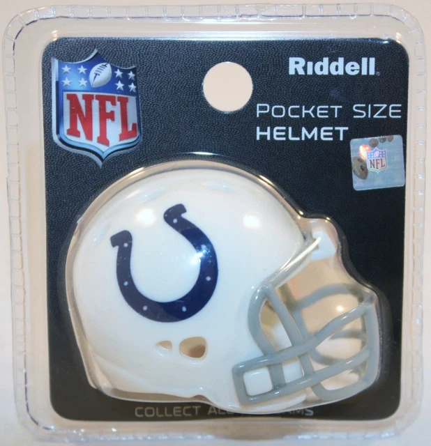 Indianapolis Colts Nfl Riddell Revolution Mini Pocket Pro Helmet Rare