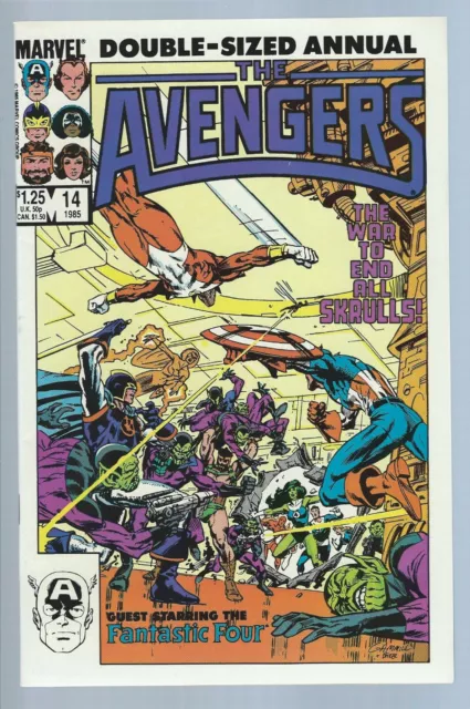 *AVENGERS Annuals 14 15 17 Fantastic Four Spider-Woman Beyonder Skrulls Freedom