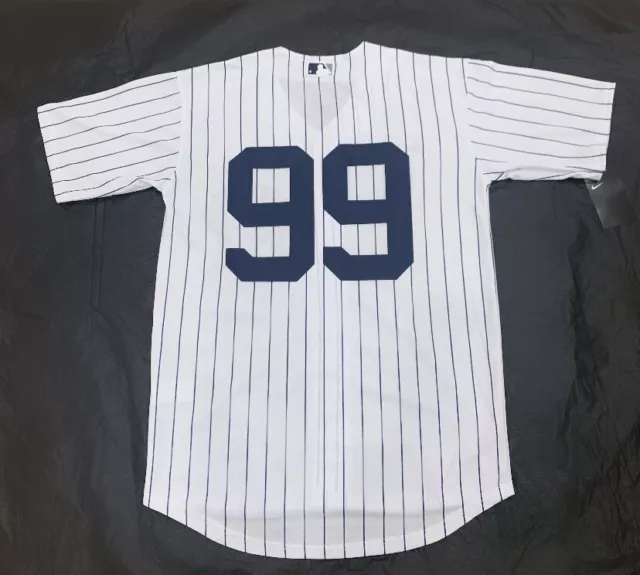 New York Yankees Aaron Judge Jersey Mens Pinstripes NWT #99 New 2024 Size L