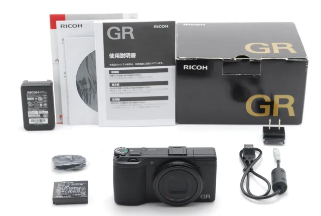 SH:001 [Top MINT in Box] Ricoh GR 16.2MP APS-C CMOS Compact Digital Camera JAPAN