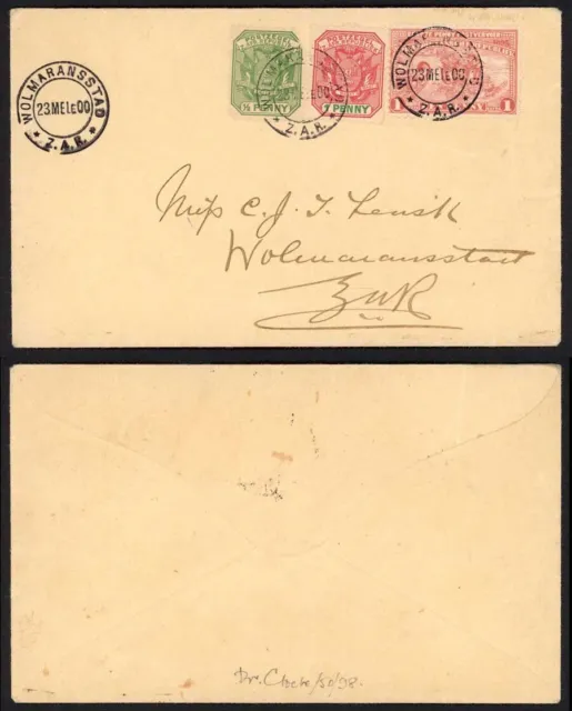 South Africa Transvaal Wolmaransstad 1900 (23 MAY) Cover