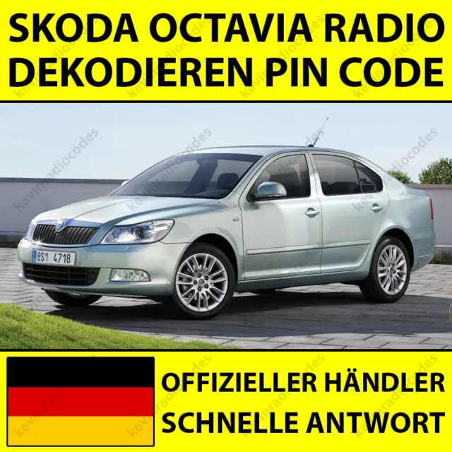 ✅Skoda Octavia Radio Dekodieren Pin Code Rcd Rns 510 Columbus Navi Alle Modelle✅