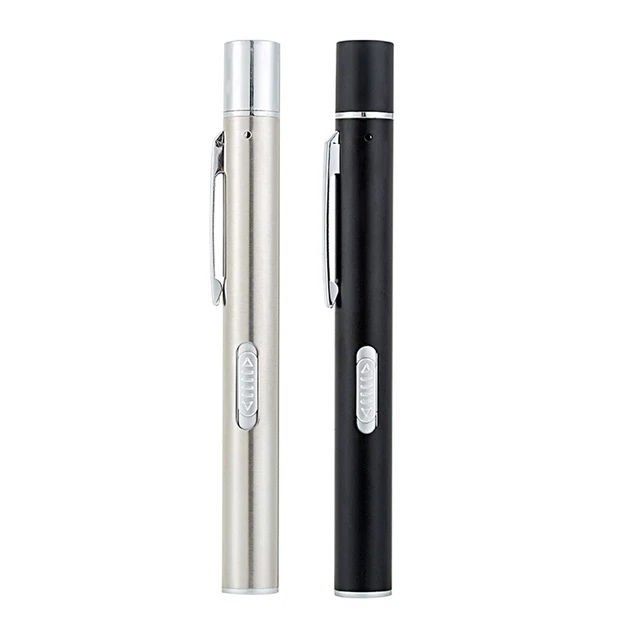 LED Flashlight USB Rechargeable Mini Torch Waterproof Non-slip Design Penlight