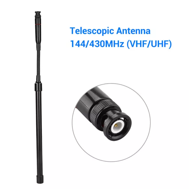 VHF/UHF Dual Band 144/430 MHz 15,3 pollici antenna tattica CS BNC per Alinco Ke 2