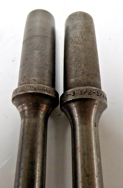 Rivet Set St104708-3-1/2-1/4 Uh, 3-1/2" Oal, .401" Shank, *Lot Of 2*