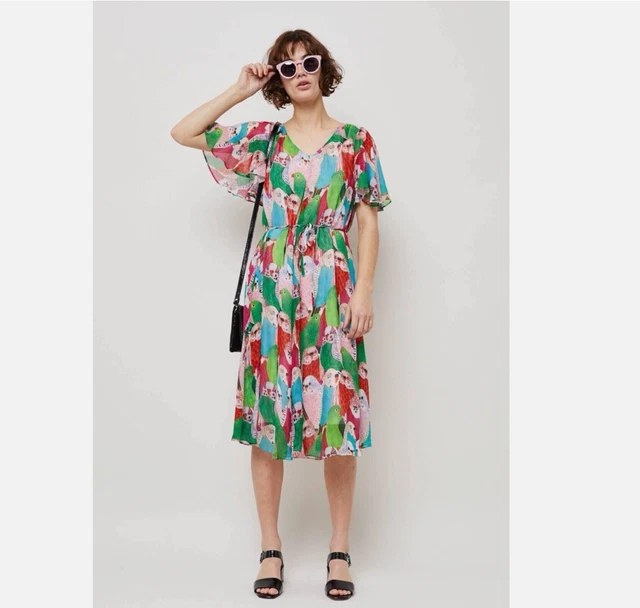 Birds Gorman Aviary Dress Gorman Aviary Baby Pink Jumper Size (fit