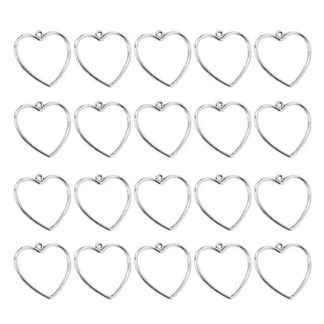 20 Pcs Letters Connector Pendants Connector Charms Craft Diy Pendant Charms