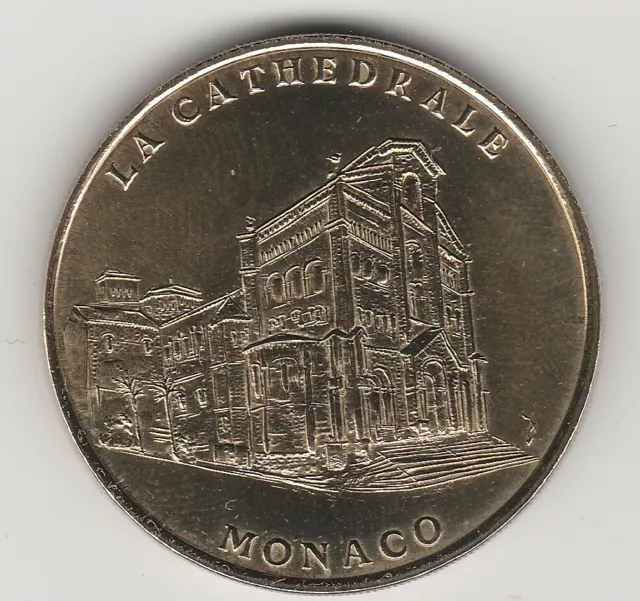 A 1998 Token Medaille Souvenir Mdp -- Monaco N°1 La Cathedrale