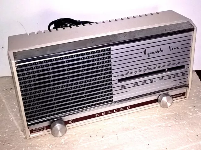 Radio ricevitore a transistor Geloso mod. G16/6 Agreeable Voice