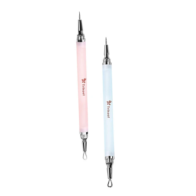 2 Pcs Face Popping Tool Pimple Tools Pore Cleaner Tool Cosmetic