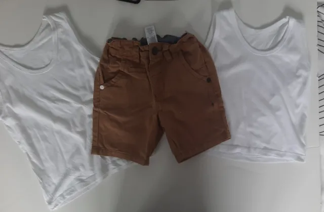 Small Boys Bundle - Vests & Shorts - Age 3/4Yrs- Next/Primark